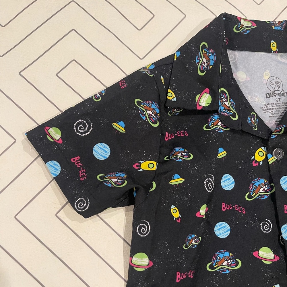 Bucee's Space Pattern Button Down - Picture 3 of 8